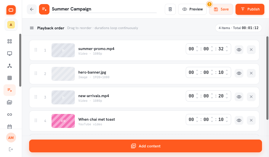 ScreenZap builder screen